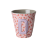 rice RICE - D - Middelgroot Beker - Flowers Pink