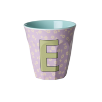 RICE - E - Middelgroot Beker - Flowers Soft Purple