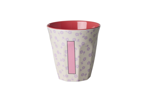 Rice I - Middelgroot Beker - Flowers Cream - RICE