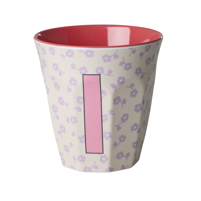 RICE I - Middelgroot Beker - Flowers Cream - RICE