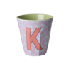 Rice RICE - K - Middelgroot Beker - Flowers Soft Purple