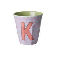 RICE - K - Middelgroot Beker - Flowers Soft Purple