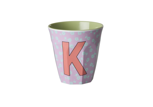 Rice K - Middelgroot Beker - Flowers Soft Purple - RICE