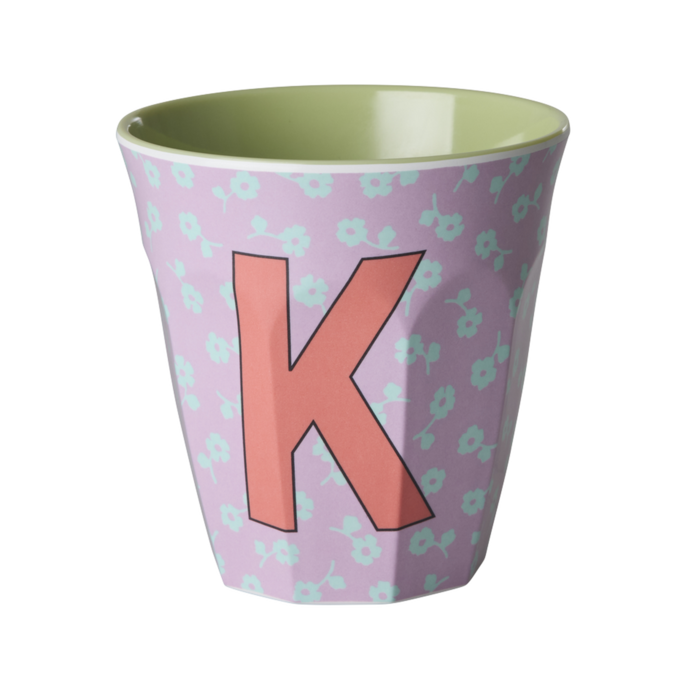 RICE - K - Middelgroot Beker - Flowers Soft Purple