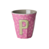 Rice RICE - P - Middelgroot Beker - Flowers Pink