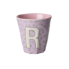 Rice RICE - R - Middelgroot Beker - Flowers Soft Purple