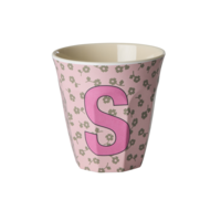 RICE - S - Middelgroot Beker - Flowers Soft Pink