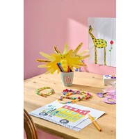 RICE - W - Middelgroot Beker - Flowers Soft Blue