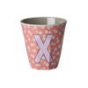 Rice RICE - X - Middelgroot Beker - Flowers Coral