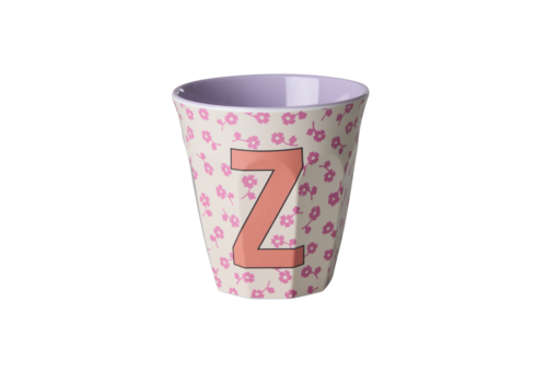 rice Z - Middelgroot Beker - Flowers Soft Pink - RICE