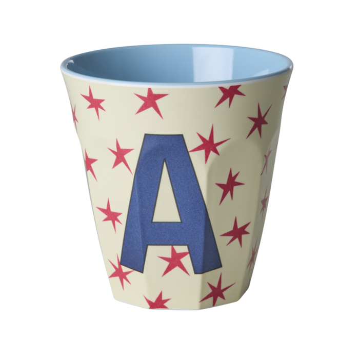 RICE - A - Middelgroot Beker - Stars Cream