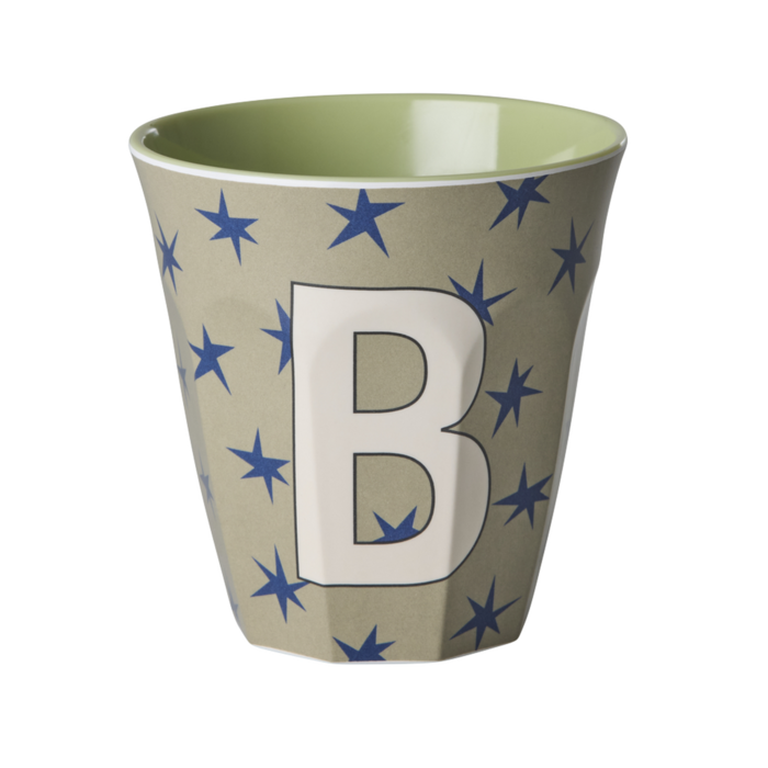 RICE B - Middelgroot Beker - Stars Dark Sand - RICE