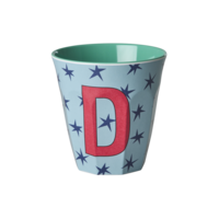 RICE - D - Middelgroot Beker - Stars Dusty Blue