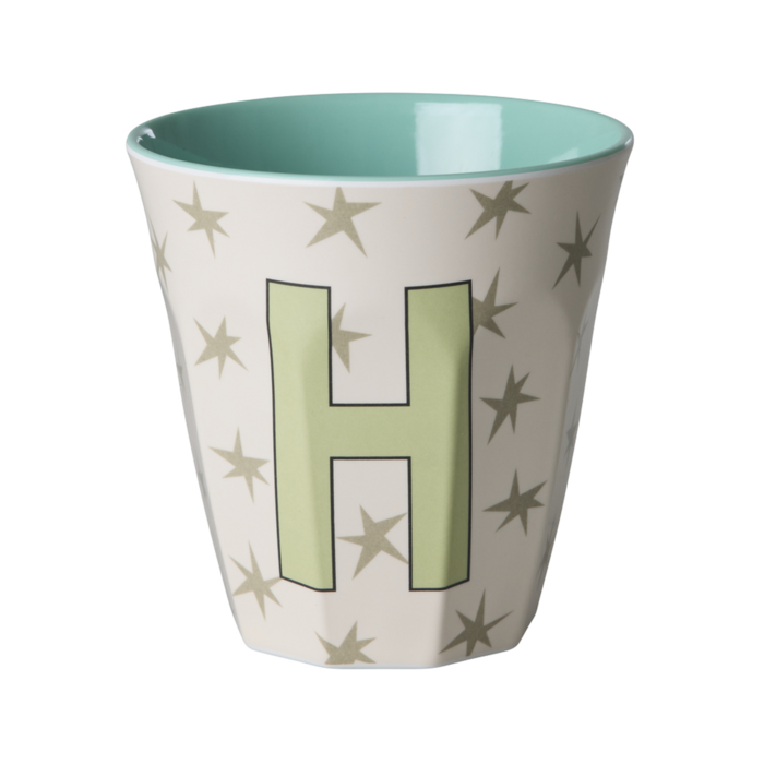 RICE - H - Middelgroot Beker - Stars Cream