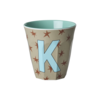 Rice RICE - K - Middelgroot Beker - Stars Soft Brown