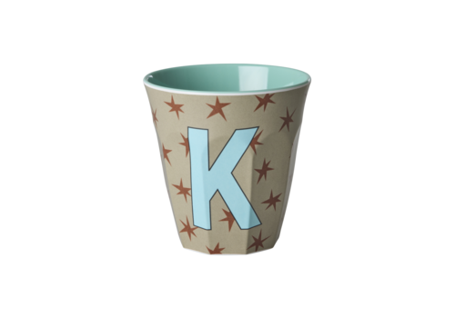Rice K - Middelgroot Beker - Stars Soft Brown - RICE