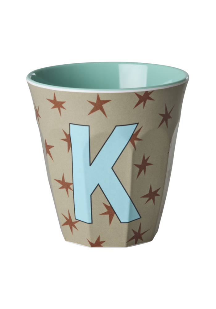 RICE - K - Middelgroot Beker - Stars Soft Brown