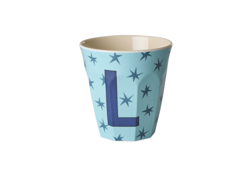 Rice L - Middelgroot Beker - Stars Soft Blue - RICE
