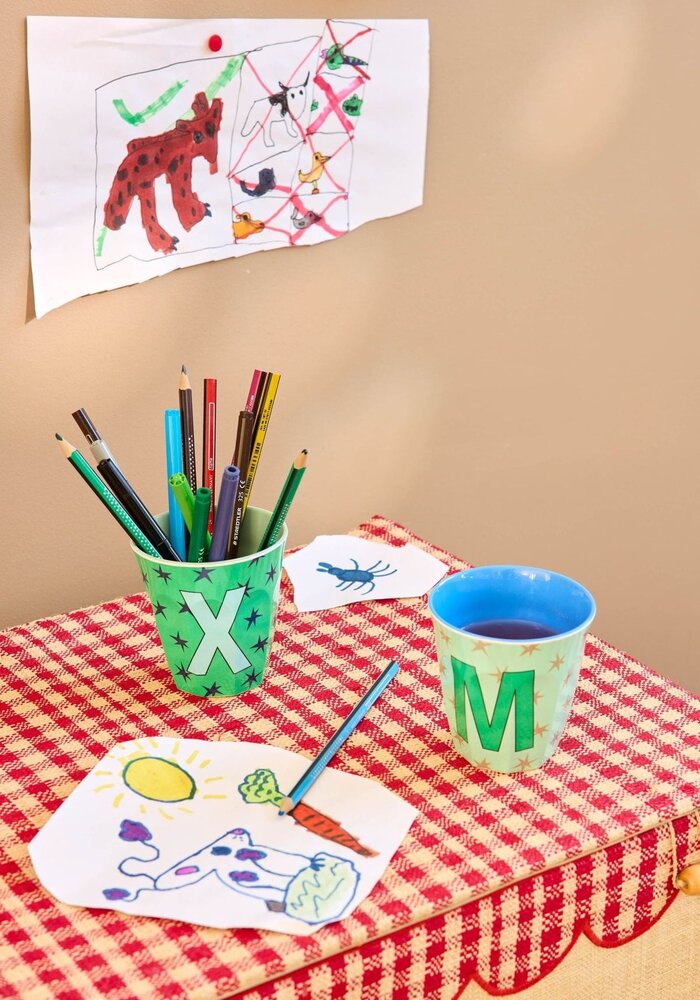 RICE - M - Middelgroot Beker - Stars Green