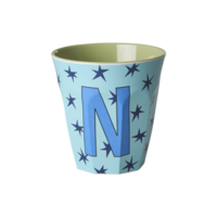 RICE - N - Middelgroot Beker - Stars Soft Blue