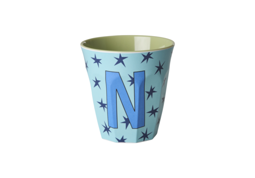 Rice N - Middelgroot Beker - Stars Soft Blue - RICE
