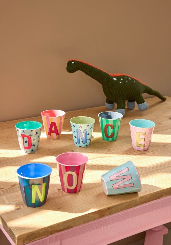 RICE - O - Middelgroot Beker - Stars Dusty Blue