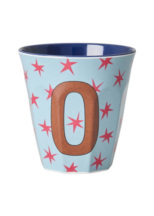 RICE O - Middelgroot Beker - Stars Dusty Blue - RICE