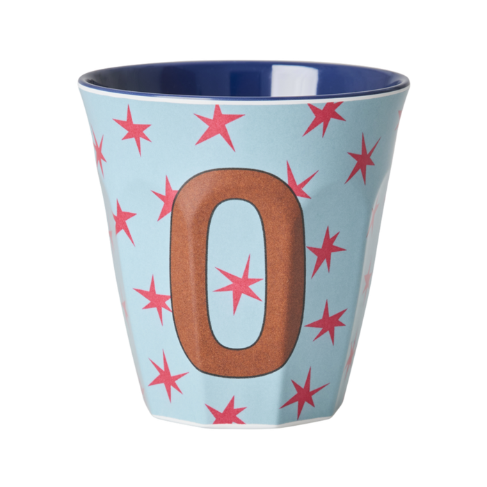 RICE - O - Middelgroot Beker - Stars Dusty Blue