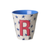 Rice RICE - R - Middelgroot Beker - Stars Cream