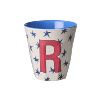 RICE - R - Middelgroot Beker - Stars Cream