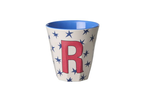Rice R - Middelgroot Beker - Stars Cream - RICE