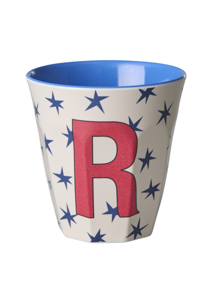 RICE - R - Middelgroot Beker - Stars Cream