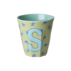 Rice RICE - S - Middelgroot Beker - Stars Soft Green