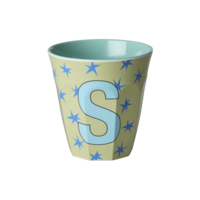 RICE - S - Middelgroot Beker - Stars Soft Green