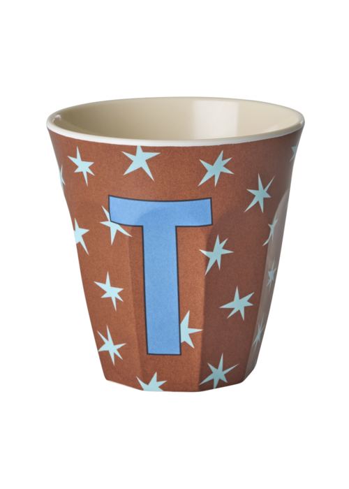 RICE T - Middelgroot Beker - Stars Brown - RICE