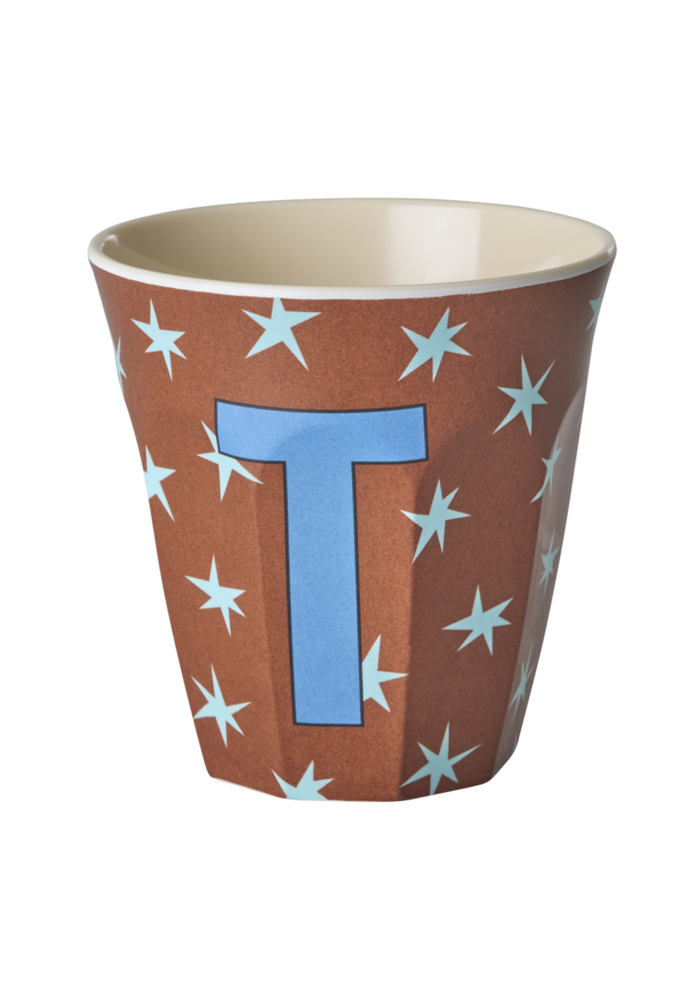 RICE - T - Middelgroot Beker - Stars Brown