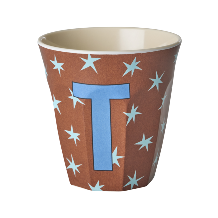 RICE - T - Middelgroot Beker - Stars Brown