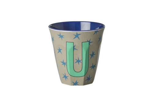 Rice U - Middelgroot Beker - Stars Dark Sand - RICE