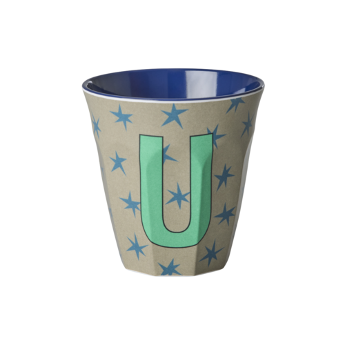 U - Middelgroot Beker - Stars Dark Sand - RICE 