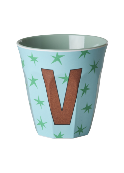 RICE V - Middelgroot Beker - Stars Soft Blue - RICE