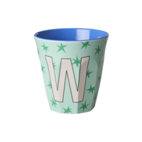RICE - W - Middelgroot Beker - Stars Soft Green