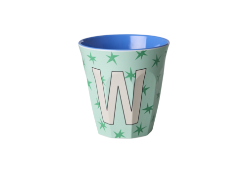 Rice W - Middelgroot Beker - Stars Soft Green - RICE