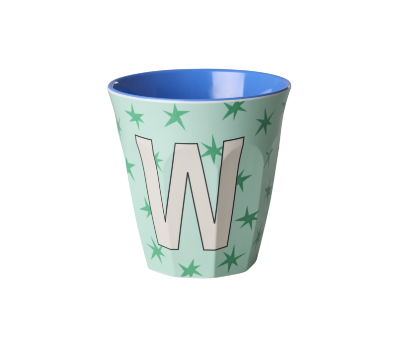 RICE - W - Middelgroot Beker - Stars Soft Green
