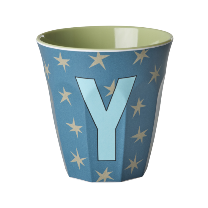 RICE Y - Middelgroot Beker - Stars Petrol - RICE