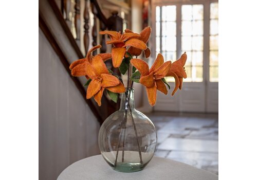 Sjaal met Verhaal Tak Lelie Cognac - Sjaal met een Verhaal