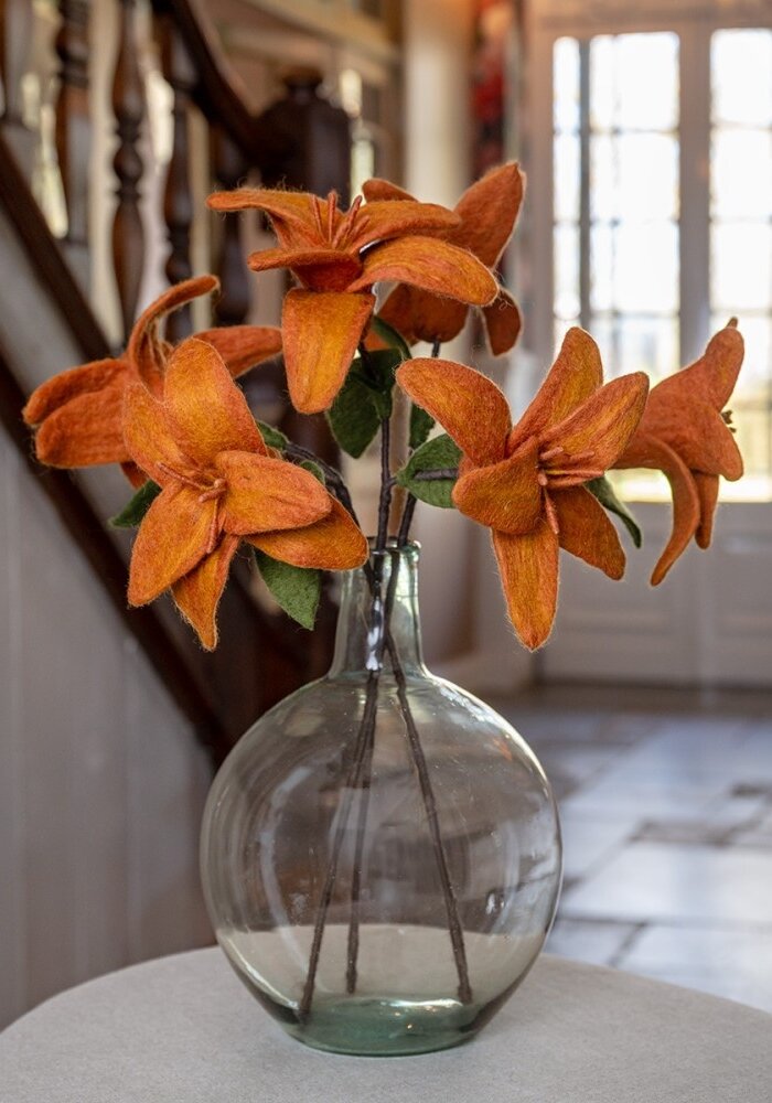 Sjaal met een Verhaal - Tak Lelie Cognac