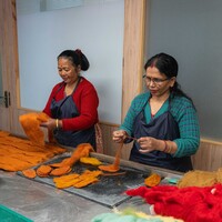 Sjaal met een Verhaal - Tak Lelie Cognac