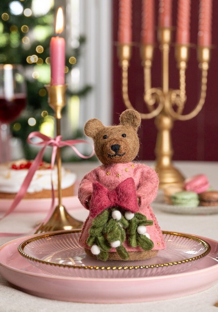 Sjaal met een Verhaal - Decoratie Beer Mistletoe Dreams