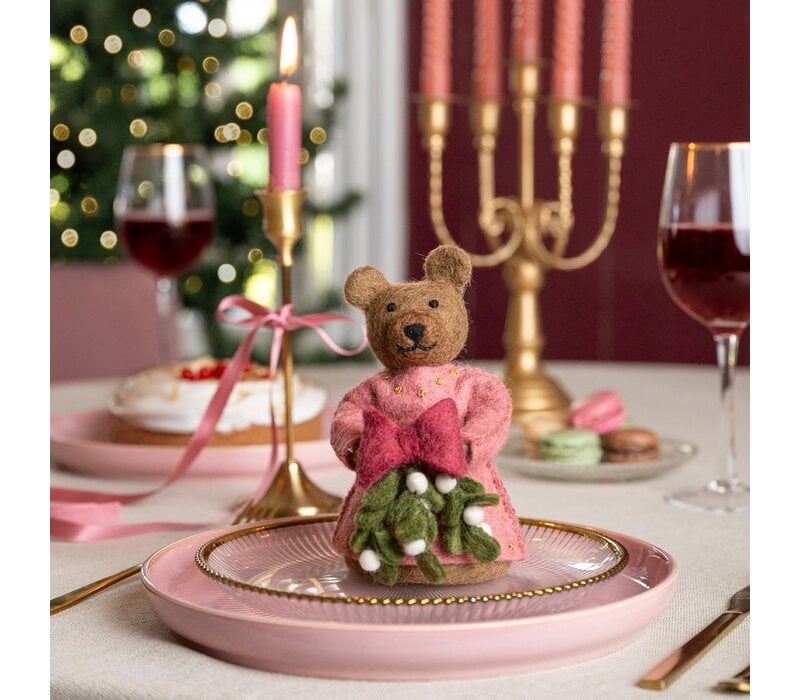 Sjaal met een Verhaal - Decoratie Beer Mistletoe Dreams