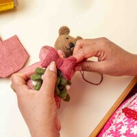 Sjaal met een Verhaal - Decoratie Beer Mistletoe Dreams